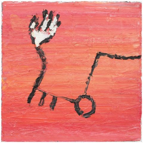 Salutations du soir 2000 50x50cm